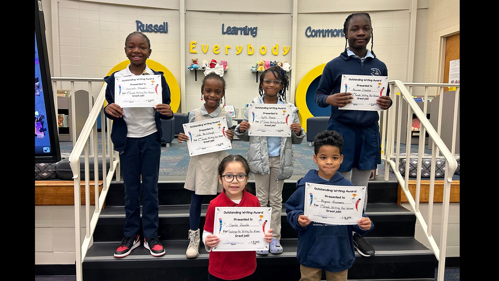 Russell Grade Level Writing Fair Winners